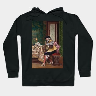 The Mandolin Player by Adolphe-Alexandre Lesrel Hoodie